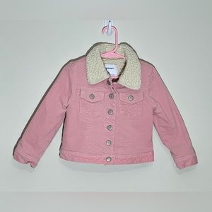 Old Navy Corduroy Pink Jacket 3t
